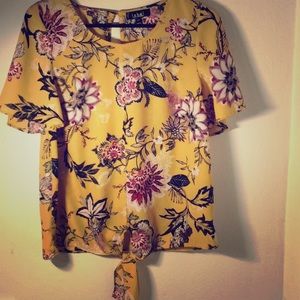 Floral pattern shirt